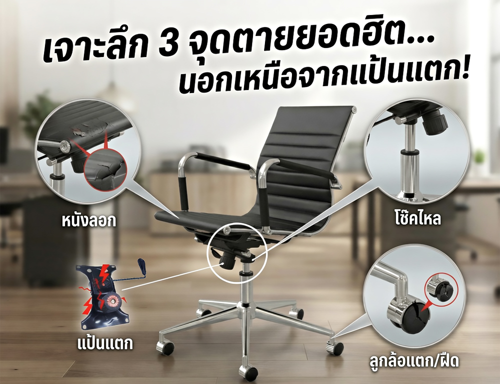 อะไหล่เก้าอี้สำนักงาน GUMP 108